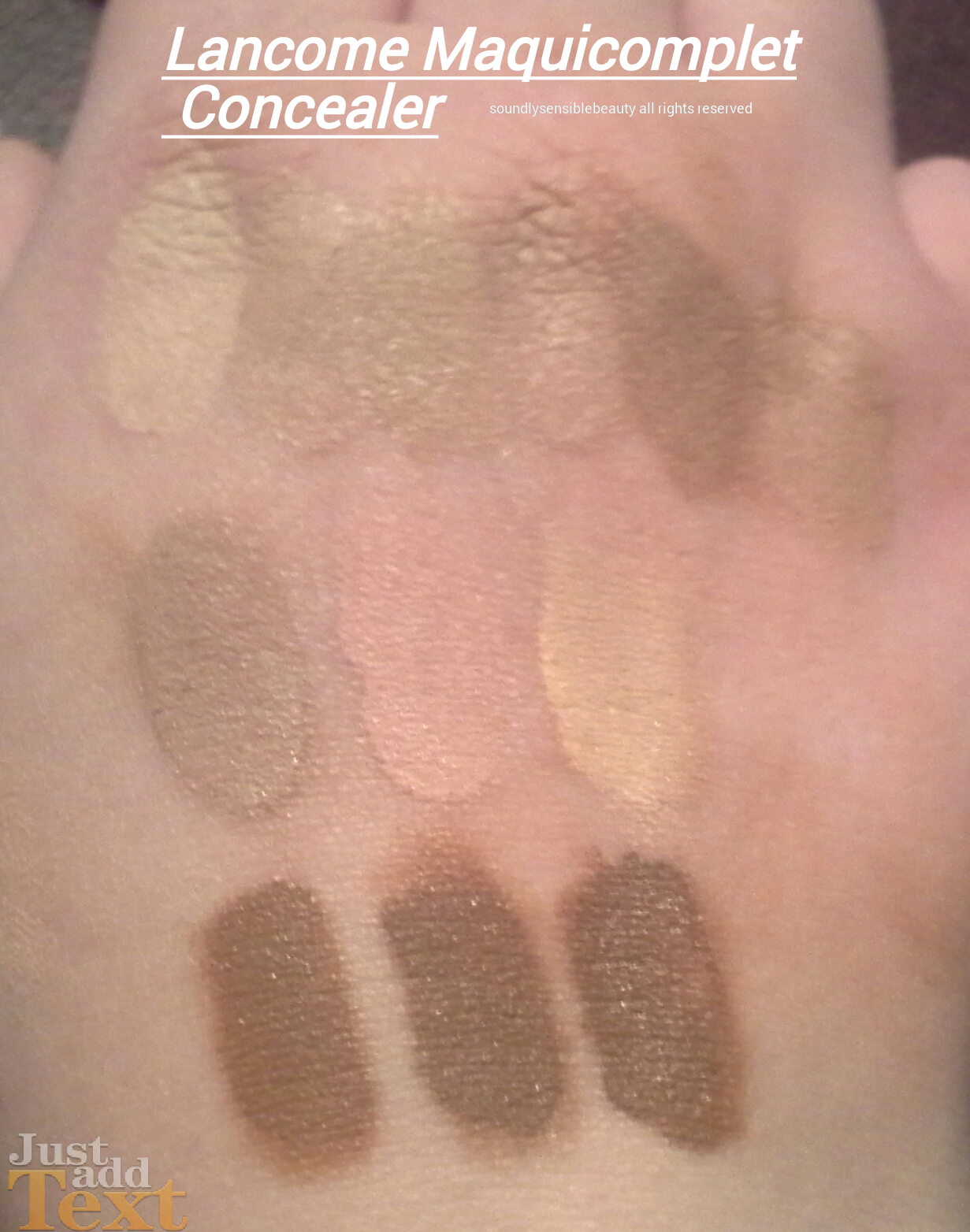 Lancome Maquicomplet; Full Coverage Concealer; Review & Swatches of Shades