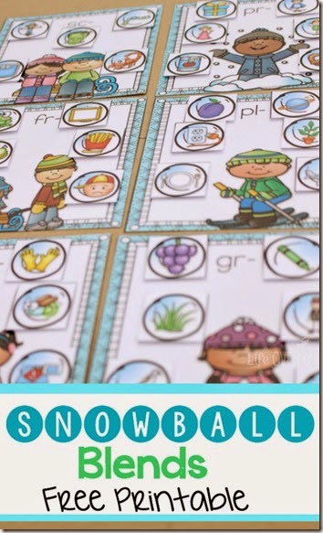 Word Blends - Kids will have fun practicing various word blends with this super cute winter themed Snowball Blends Free Printable Word Blends - Kids will have fun practicing various word blends with this super cute winter themed Snowball Blends Free Printable