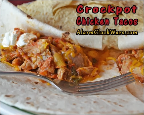 crockpot chicken tacos