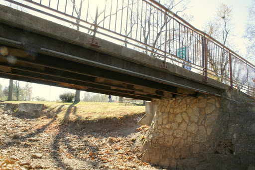 These cobbled park structures are over 80 years old, but are not being entirely abandoned. Park renovations will draw from this building style as they make improvements on the park. (Photo By: Kenrick Nobles)