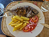 This is some of the best fish I've eaten in my life - fresh caught from the ocean nearby that same day, and seasoned with some sort of awesome seasoning, then grilled. Delicious! Madagascar6 - 020.jpg