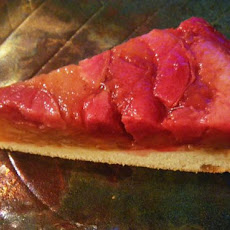 Indian Blood Peach and Apple Cake