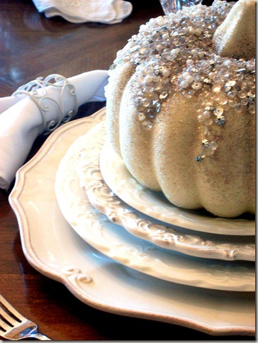 Alex photos & Bling White Pumpkin Tablescape 1579