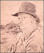 William Blake Pencil Portrait, William Blake
