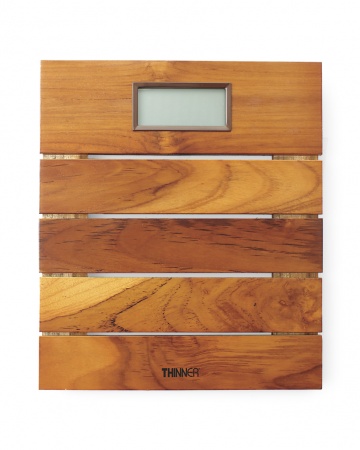 Naturally water- and fungi-resistant, this teak scale is too pretty to tuck out of site.