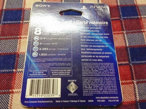 Thẻ nhớ PS Vita 8Gb FullBox chưa khui cần ra đi - 2