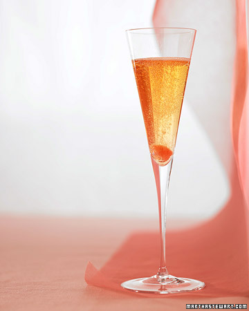 Classic Champagne Cocktail: You can never go wrong when serving this classic Champagne cocktail at a party.