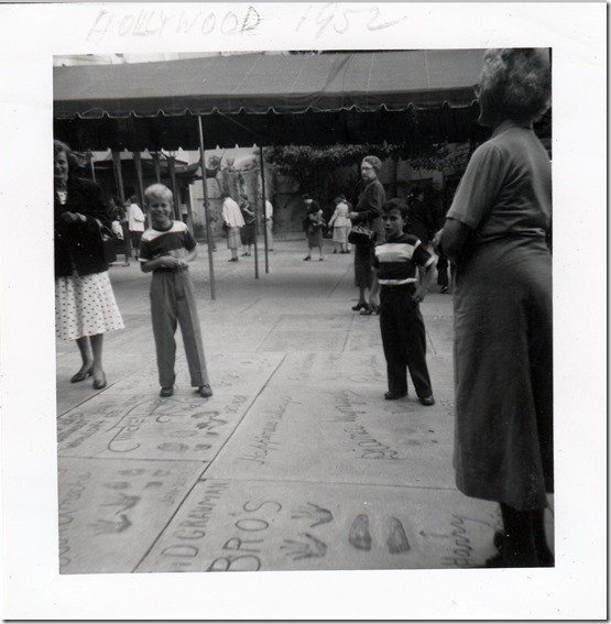 The Webster Family in Hollywood California 1952