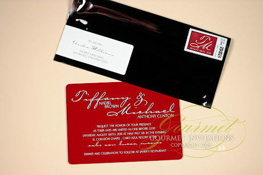 really wanted sexy invitations Their colors of red and black just lended 