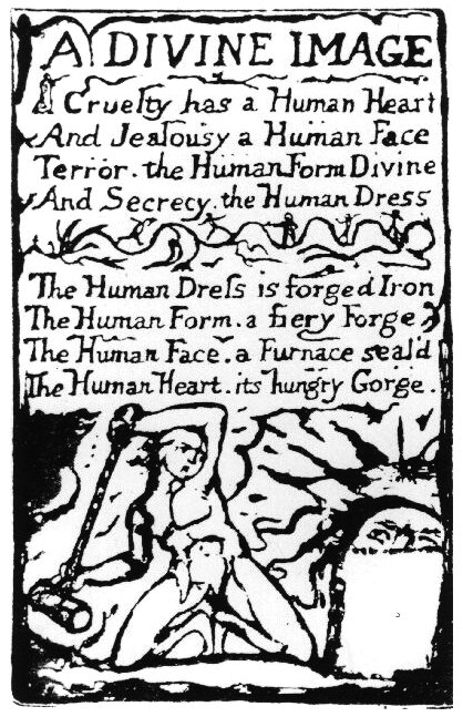 The Divine Image By Willaim Blake, William Blake