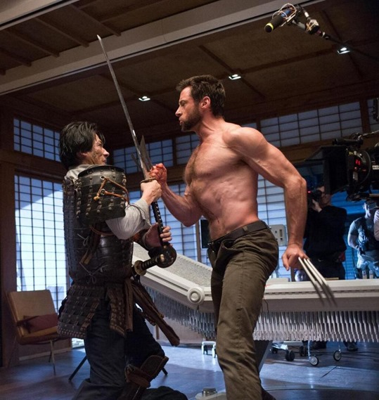 Hugh Jackman és Hiroyuki Sanada harca a legújabb Wolverine fotón
