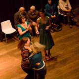After the polished performances of the young dancers, the audience are invited to take their turn on the dance floor LIF'11 Discovering the Liverpool Irish-11 Join In the Ceili Dance
