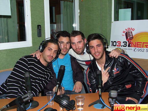 Marcelo de GH12 y Shabu en Radio Nerja