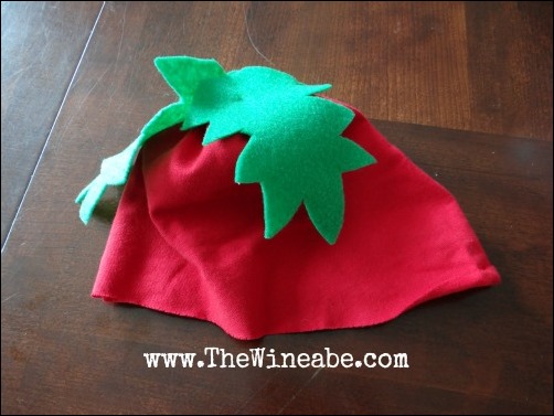 tomato hat DIY costume