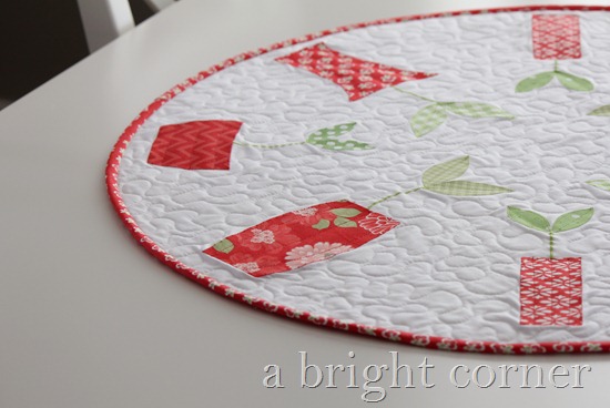 Sprouts table topper pattern