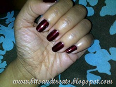 deep red opi polish, bitsandtreats