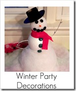 winter party decorations