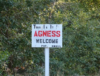 Agness Sign