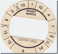 Mantle. 1= home run Mantle