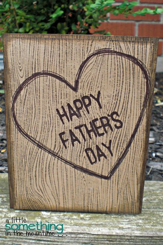 Woodgrain Father's Day Card