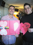 Our two romantic, crafty gentlemen.