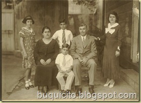 RICARDO LONGO Y SU ESPOSA VICENTA, E HIJOS LINA, ANSELMA, ADÉLICO Y MARIO, LA VEGA RICARDO LONGO Y SU ESPOSA VICENTA, E HIJOS LINA, ANSELMA, ADÉLICO Y MARIO, LA VEGA