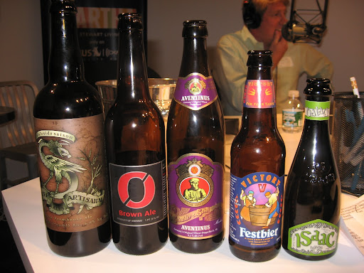 Greg brought a selection of five beers that pair well with the popular tailgating foods.  Think wings, chili, sliders, pizza...
