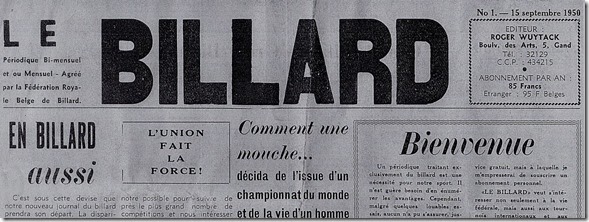 Le Billard Sept 1950