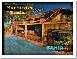 Bahia Tiki- Martinica Green recolor