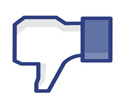 c0 facebook "thumbs down" symbol