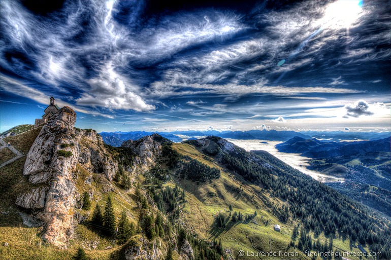 Church on top of the world Germany