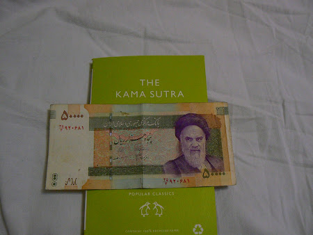 Reading Kama Sutra in Teheran
