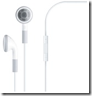 Auricolari Apple con telecomando e microfono