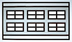 factory, 1994, acrylic on wood, 61.5 x 104 x 2 in.