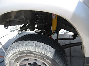 New front spring and shock