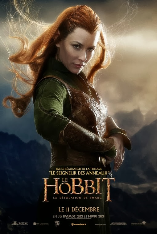 A hobbit Smaug pusztasága karakterplakátok a franciáktól 04