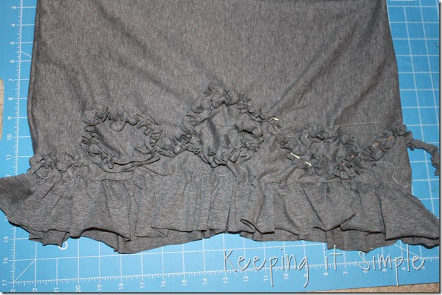 grey knit ruffle skirt (2)
