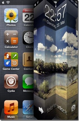 Fold-to-Unlock