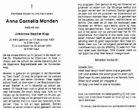 Monden, Anna Cornelia Bidprentje.jpg