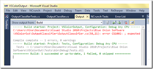 visual studio extensions color hightlight