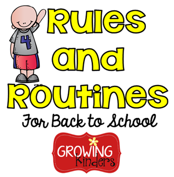 kindergarten rules and routines