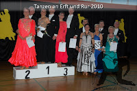 Die Sieger der Senioren II A Standard<br />
von Tanzen an Erft und Rur 2010