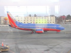 Florida vacation 3.12 my plane at Providence at airport