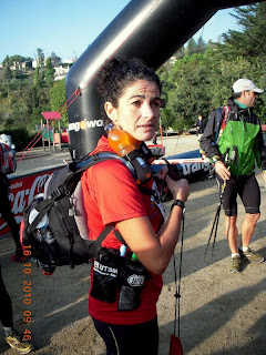 Carmen, a la postre la ganadora de la prueba en la categoría femenina