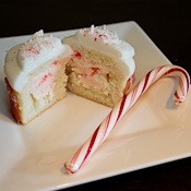 Candy Cane Cupcakes