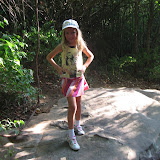 Hannah on a rock at the Nashville Zoo 09032011