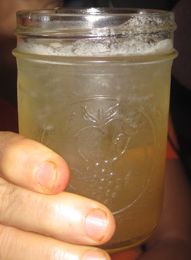 Inspired by the recent storms on the East Coast, the first cocktail of the day was called 