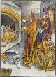 Satirical Woodcut Of Alchemists From Sebastian Brandt Narrenschiff 1494
