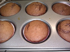 cupcake de chocolate cupcake de chocolate