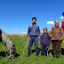 Phil, Damir and Family, near Kosh Dobo in the Ferghana Range, Kyrgyzstan.